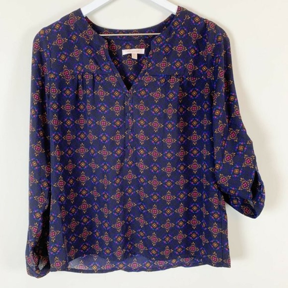 Skies Are Blue Boho Blouse XS